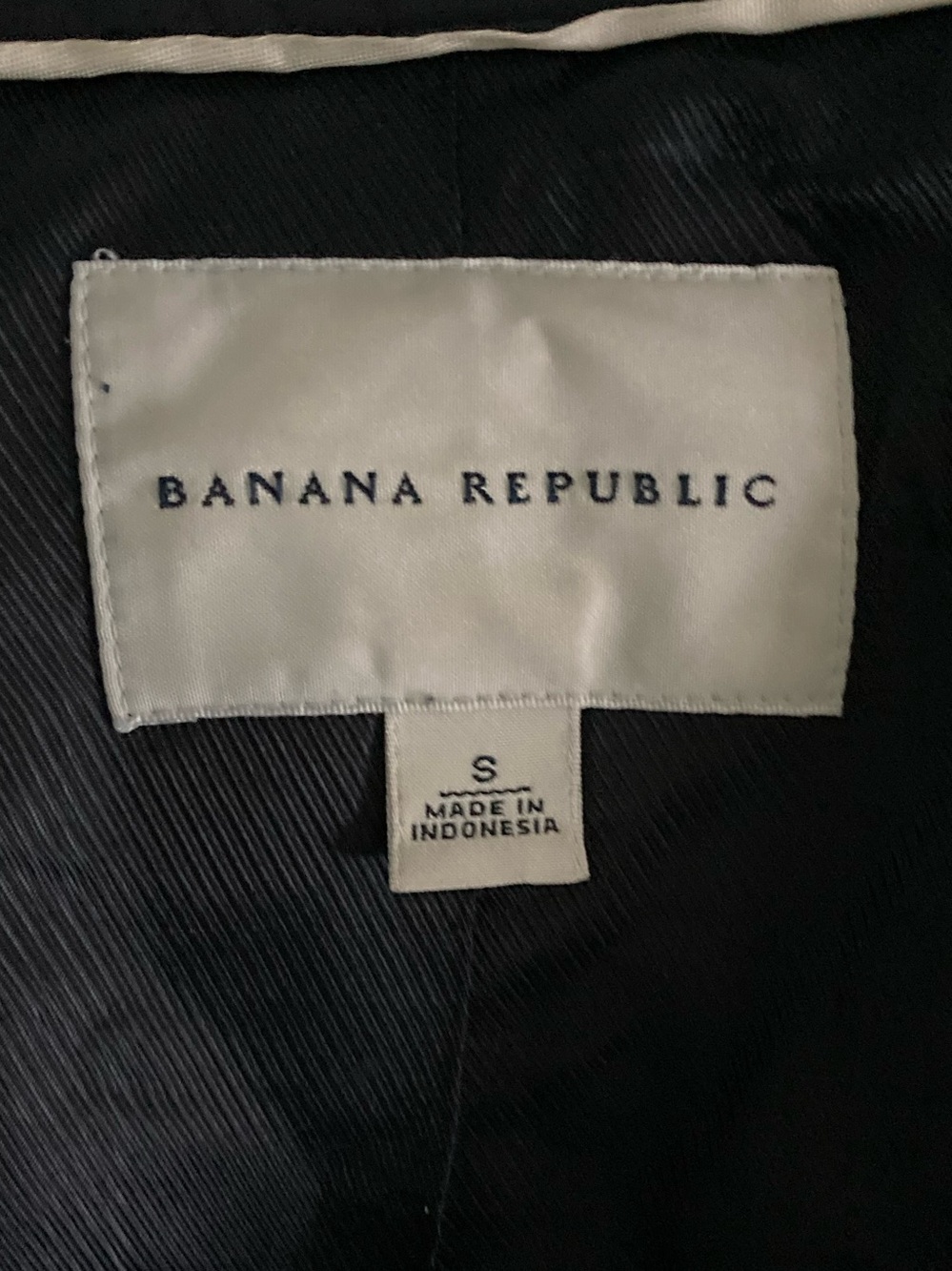 Banana Republic Dark Blue Field Jacket with Hideaway Hood Belt - Picture 4 of 16
